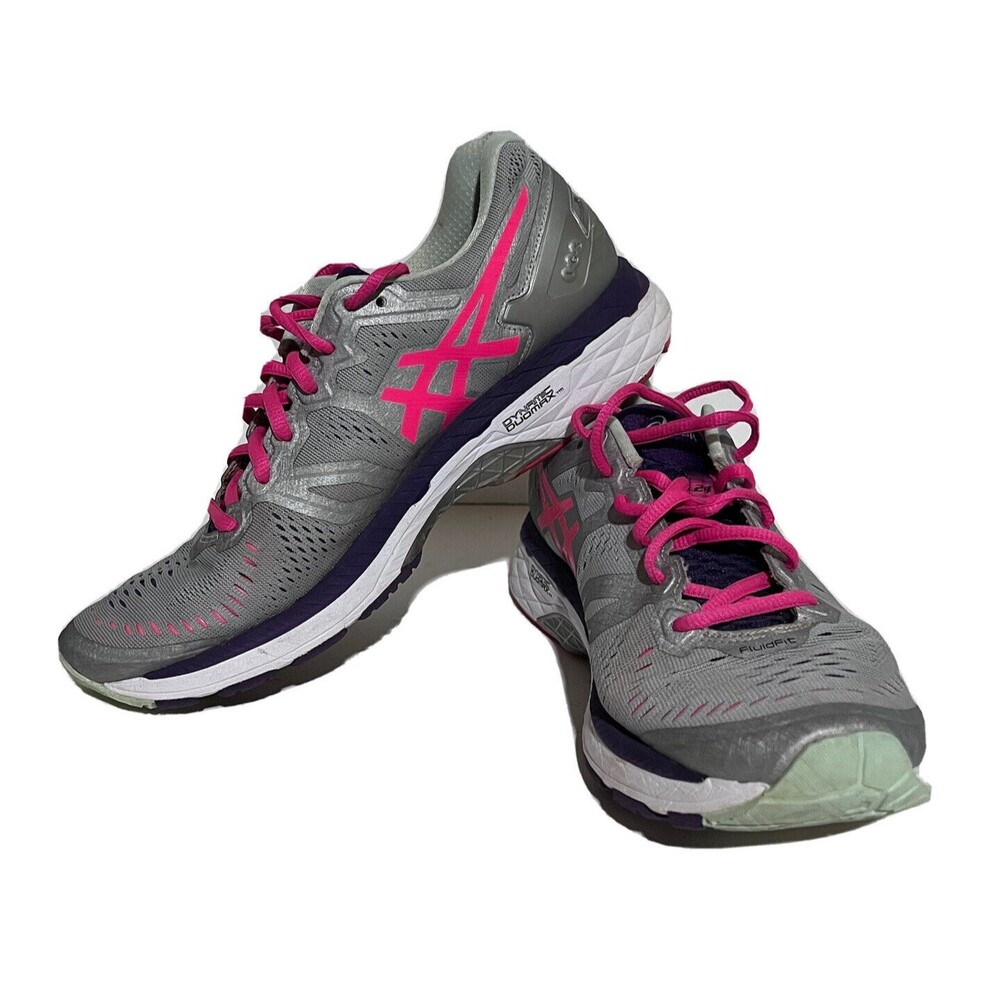 Asics Shoes Womens Gel-Kayano T696N Size 10 Athletic Running Sneakers Gray